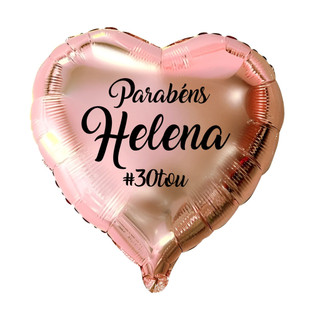 Balões personalizados para aniversário adulto