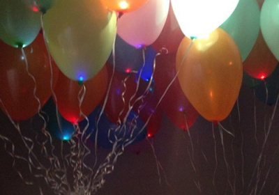 Balões com LED