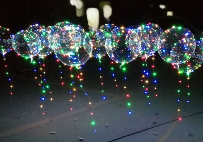 Balões com LED