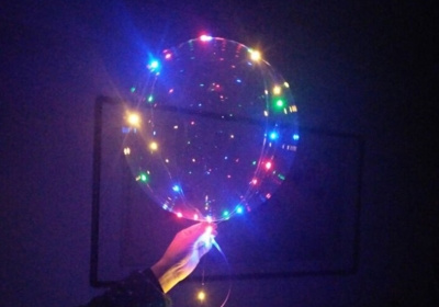 Balões com LED